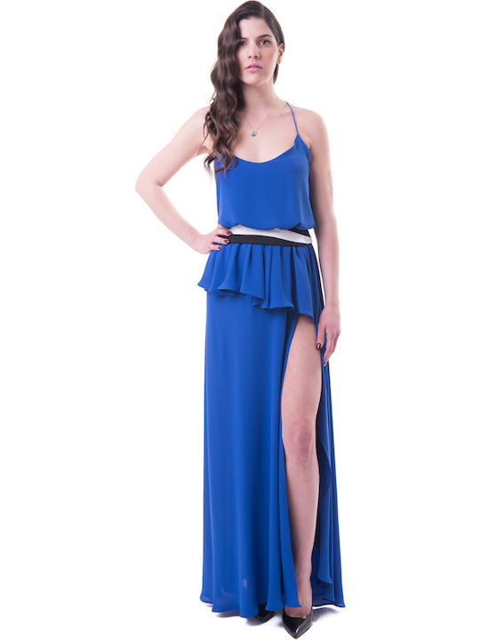 Summer Maxi Dress for Wedding and Christening Blue