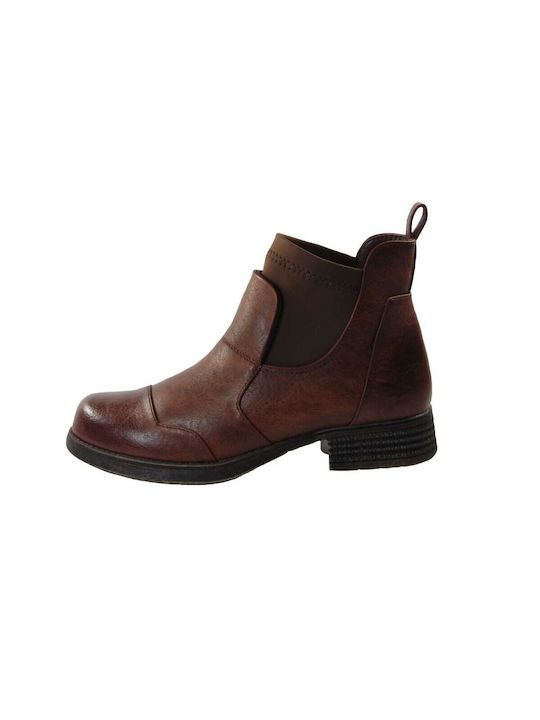 TsimpolisShoes Cizme de gleznă pentru femei Brown