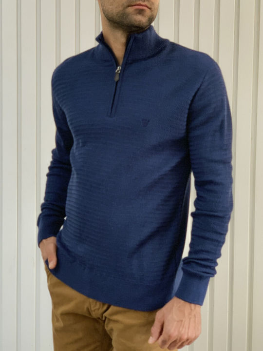 Darious Herren Langarm-Pullover Ausschnitt mit Reißverschluss GALLERY