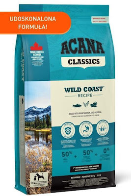 Acana Wild Coast 14.5kg Ξηρά Τροφή Σκύλων χωρίς Σιτηρά με Ψάρια