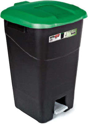 Tayg Kunststoff Gewerbliche Abfallbehälter Abfall mit Pedal 60Es Schwarz