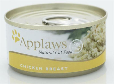 Applaws Natural Cat Food Nasses Katzenfutter für Katze in Dose mit Huhn 156gr