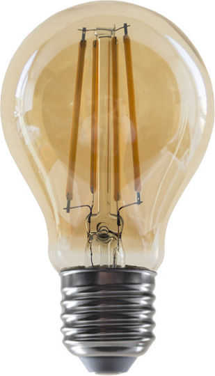 Aca Λάμπα LED 8W 108mm για Ντουί E27 και Σχήμα A60 Θερμό Λευκό 940lm Dimmable