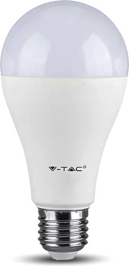 V-TAC Λάμπα LED 15W 134mm για Ντουί E27 και Σχήμα A65 Φυσικό Λευκό 1521lm