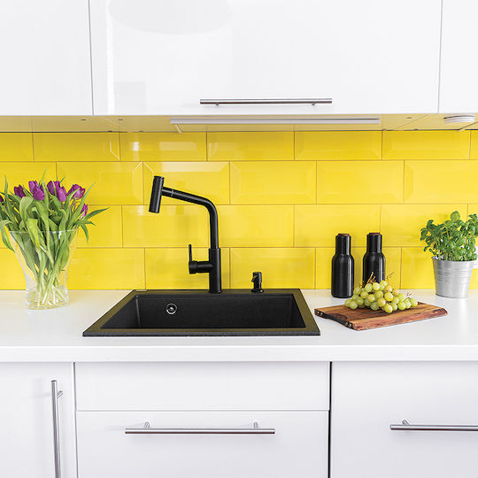 Laveo SBT B108 Ένθετος από Συνθετικό Γρανίτη Μ80xΠ50cm Μαύρος Laveo SBT B108 Ένθετος από Συνθετικό Γρανίτη Μ80xΠ50cm Μαύρος