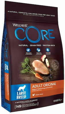 Wellness Wellness Core Large Breed Original 10kg Dry Food Grain Free for Adult Dogs of Large Breeds with Turkey and Chicken