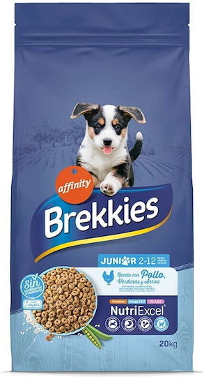 Affinity Brekkies Junior Original 20kg Trockenfutter für Welpen mit Huhn