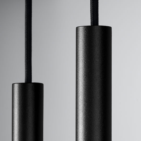 Sollux Pastelo Pendant Light Black with Socket G9 21.5x8.5x51.5cm