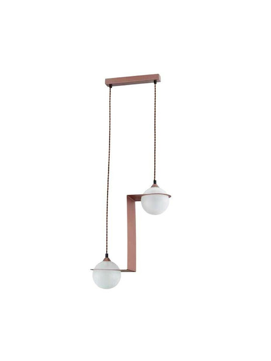 Luma Pendant Light White Ball with Socket G9