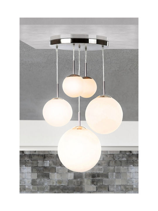 Globo Lighting 1581-5 Pendant Chandelier for Socket E27 1581-5