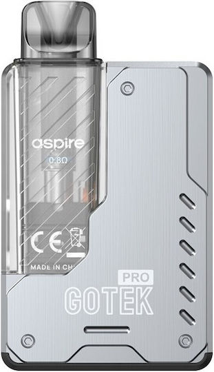Aspire Gotek Pro Pod Kit 2ml με Ενσωματωμένη Μπαταρία 1500mAh Stainless Steel