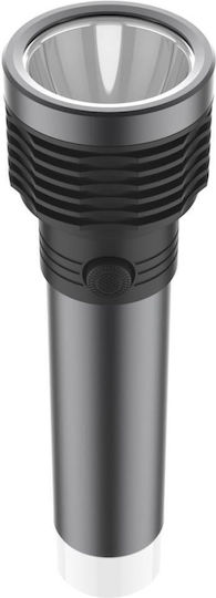 Platinet Rechargeable Flashlight LED Gray