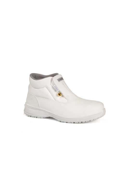Giasco Baltic S2 White Μποτάκι Ασφαλείας Λευκό S2 με Πιστοποίηση ESD ,SRC