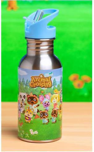 Paladone Kids Water Bottle Aluminium with Straw Silver 500ml