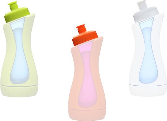 Iiamo Sport Sticlă pentru Copii din Plastic cu Capac Pop-up Verde 380ml