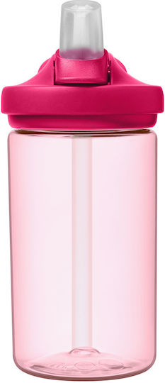 Camelbak Eddy+ Παιδικό Παγούρι Πλαστικό με Καλαμάκι Ροζ 400ml