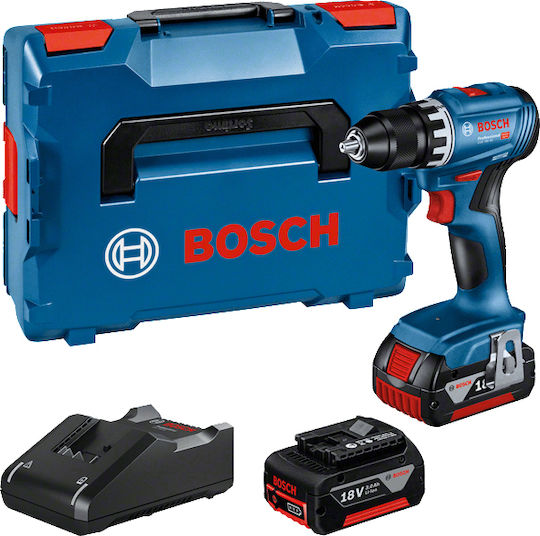 Bosch GSR 18V-45 Δραπανοκατσάβιδο Μπαταρίας Brushless 18V 2x3Ah