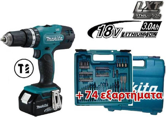 Makita DHP453RFX4 Percussive Electric Drill Driver