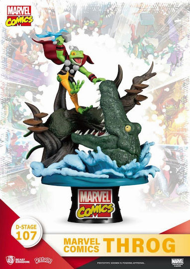 Beast Kingdom Marvel Comics Throg D-Stage Figur Sammlerstück 15cm
