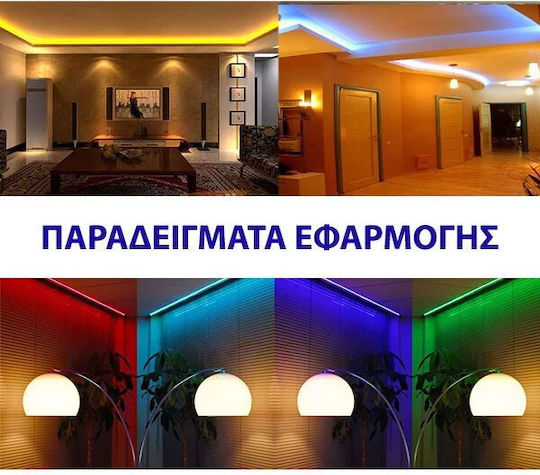 Adeleq Bandă LED 12V Verde Lumină 5m Tip SMD5050