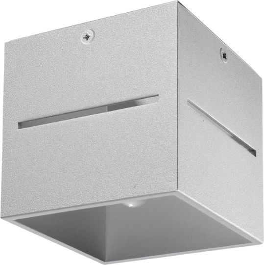 Sollux Lobo Lumină De perete Gri 10x13x13cm