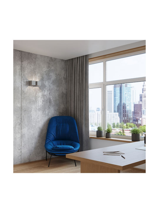 Sollux Quad 2 Modern Lamp Wall Gray 26x14x14cm