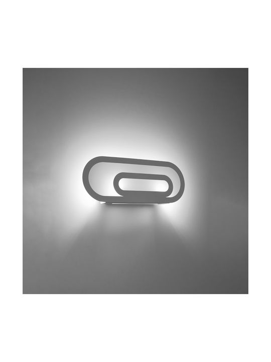 Sollux Saccon Modern Lamp Wall with Socket G9 White 47x17x13cm