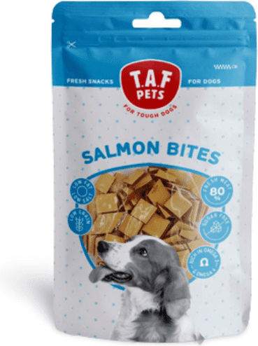 T.A.F. Pets Salmon Bites Λιχουδιές Σκύλου με Σολομό 75gr
