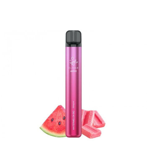 Elf Bar 600 V2 Einweg E-Zigarette 600 Züge Watermelon Bubblegum 2ml 20mg