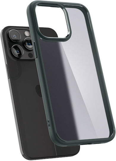 Spigen Ultra Hybrid Back Cover Plastic 2mm Green (iPhone 15 Pro Max)