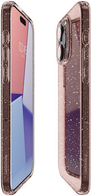 Spigen Liquid Crystal Glitter Back Cover Silicone Pink (iPhone 15 Pro Max) ACS06560