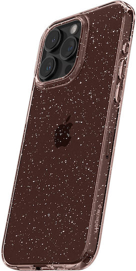 Spigen Liquid Crystal Glitter Back Cover Silicone Pink (iPhone 15 Pro Max)