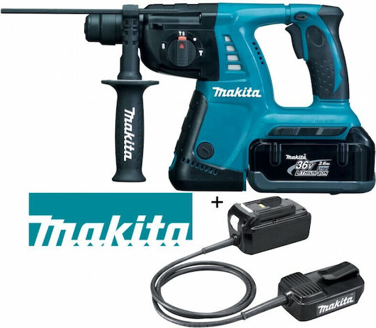 Makita BHR261DP1 Impact Demolition Hammer Battery 36V 2x2.6Ah with Chuck SDS Plus BHR261DP1
