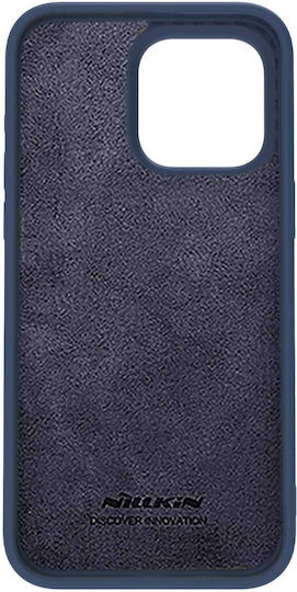 Nillkin Camshield Silky Umschlag Rückseite Silikon Blau (iPhone 15 Pro)