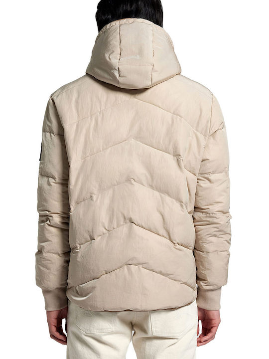 Baldessarini Herren Winter Jacke Puffer Beige