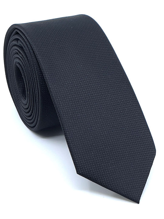 Legend Accessories Men's Tie Set Synthetic Monochrome in Black Color