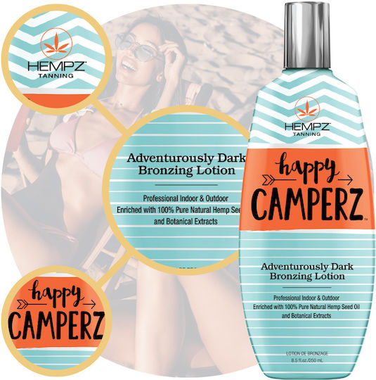 Hempz Happy Camperz Adventurously Self Tanning Lotion Body Dark