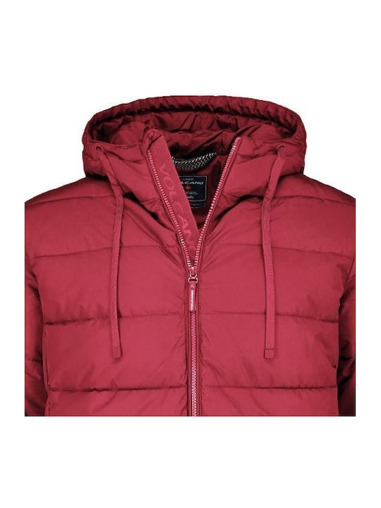 Volcano Men's Winter Puffer Jacket Red