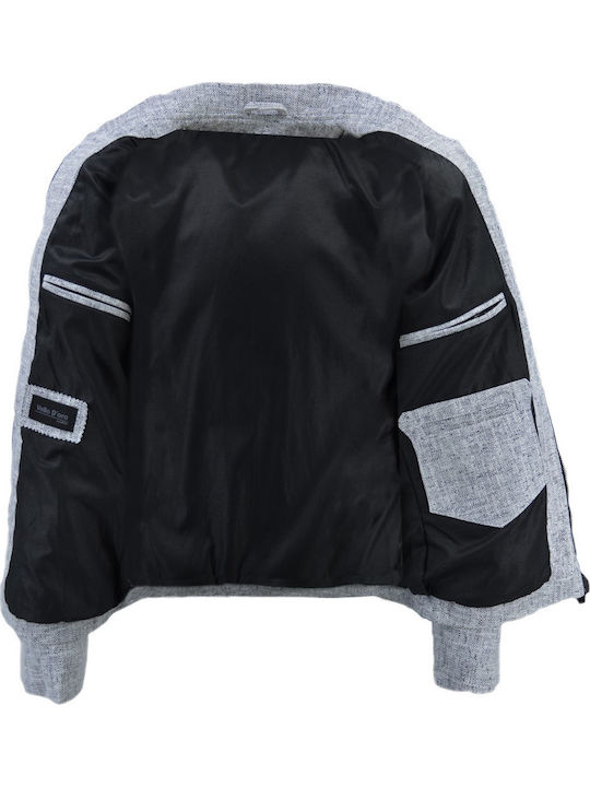 Leather Jacket Gray