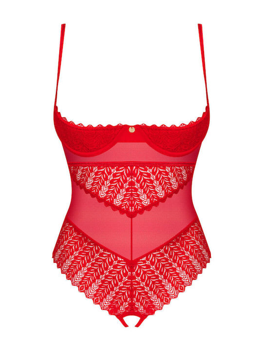 Obsessive Ingridia Sexy Bodysuit Rot