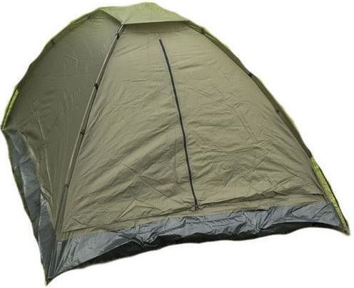 Mil-Tec Summer Camping Tent Igloo Mountaineering Khaki For 3 People Waterproof 800mm 210x210x130cm