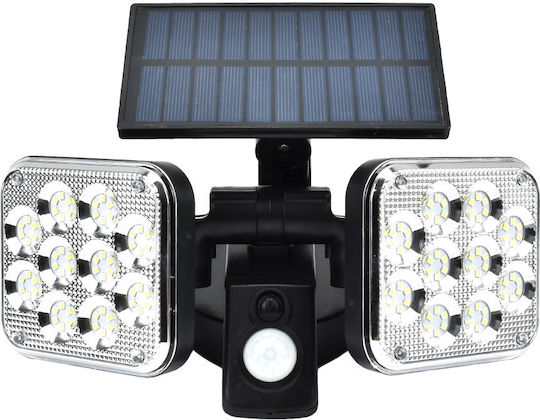 Wall Mounted Solar Light 1500lm Cold White 6000K with Motion Sensor and Photocell IP65 21cmx17cmcm