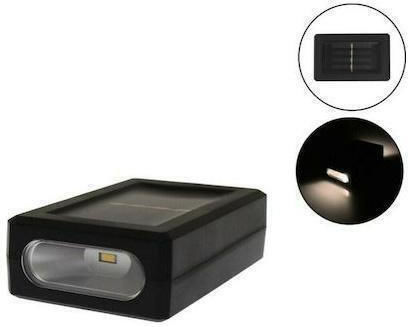 Set of 4 Wall Solar Lights Warm White with Photocell