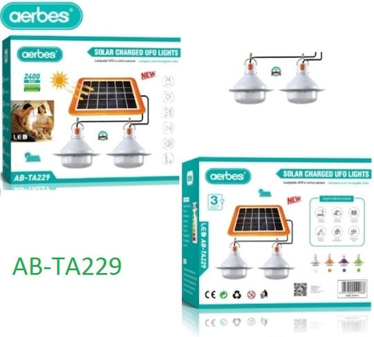 Aerbes AB-TA229 Hängend Solarleuchte mit Fotokontakt 14.7cmx11.6cmx17.1cmcm