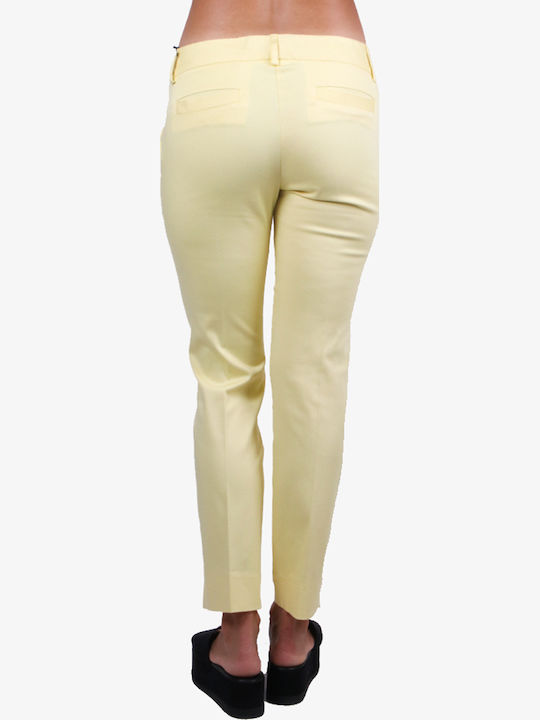 Pants Women's Chino Trousers Yellow