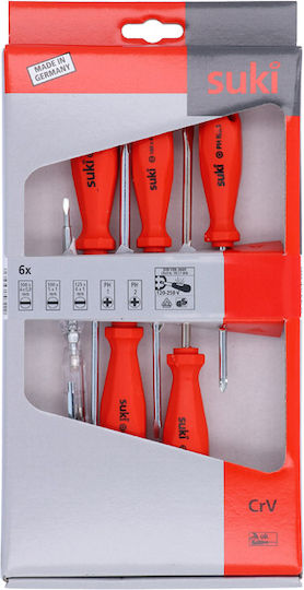Suki Set 6 Șurubelnițe