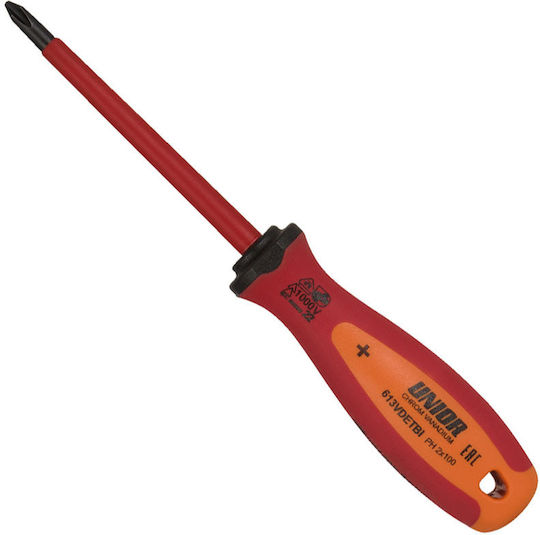 Unior Șurubelniță Electricianului VDE 1000V PH2x100mm