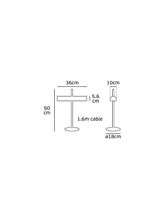 VK Lighting Decorative Lamp with Socket for Bulb E27 Black