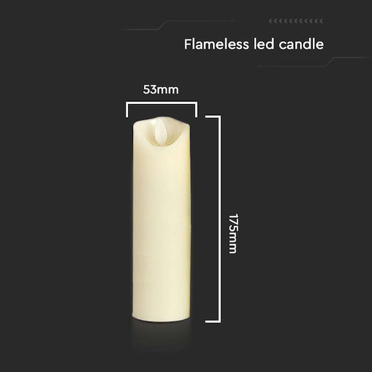 V-TAC Decorative Lamp Wax Polish White