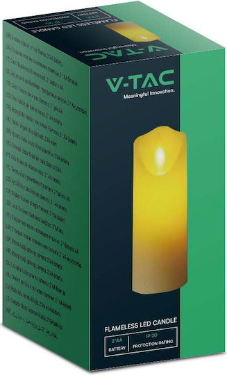 V-TAC Διακοσμητικό Φωτιστικό LED Θερμό Λευκό 2700K Κερί 5.3εκ.